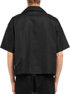 Re-Nylon Short Sleeve Shirt Black - PRADA - BALAAN 4