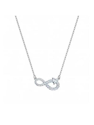 Infinity Pendant Necklace Silver - SWAROVSKI - BALAAN 1