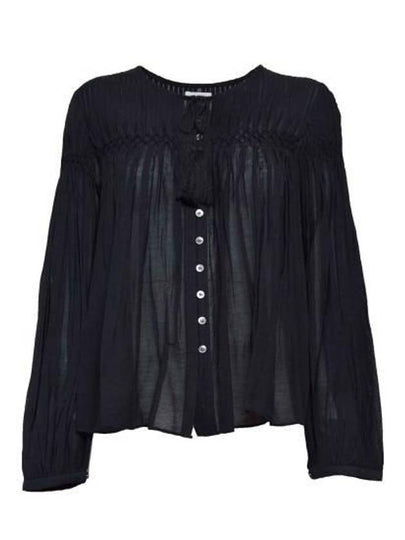 Viviana Blouse Black - ISABEL MARANT - BALAAN 2