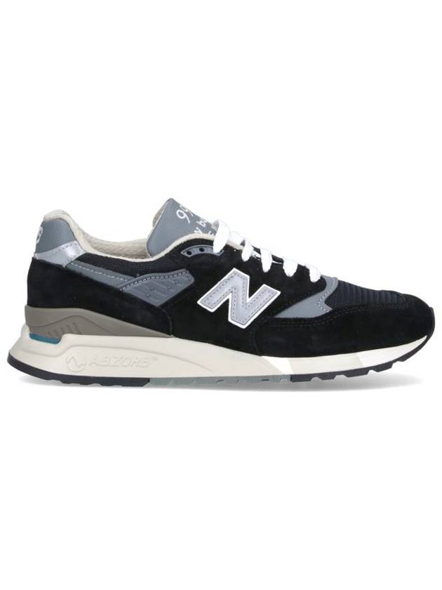 998 Low Top Sneakers Grey Black - NEW BALANCE - BALAAN 2