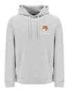 Fox Head Logo Hoodie Grey - BARBOUR - BALAAN 2