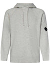 Lambswool GRS Hooded Waffle Knit Top Grey - CP COMPANY - BALAAN 2