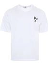 H457930HA 90 Lambskin leather patch white short sleeve t shirt - HERMES - BALAAN 2