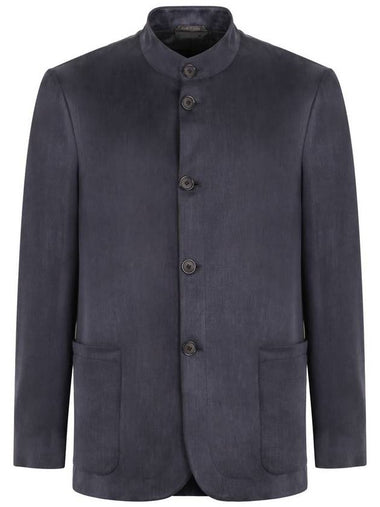 Giorgio Armani Twill Blazer With Buttons - GIORGIO ARMANI - BALAAN 1