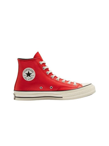 Chuck 70 High Seasonal Leather University Red - CONVERSE - BALAAN 1