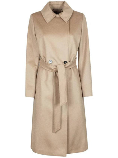 Bcollag Belted Double Coat Camel - MAX MARA - BALAAN 1