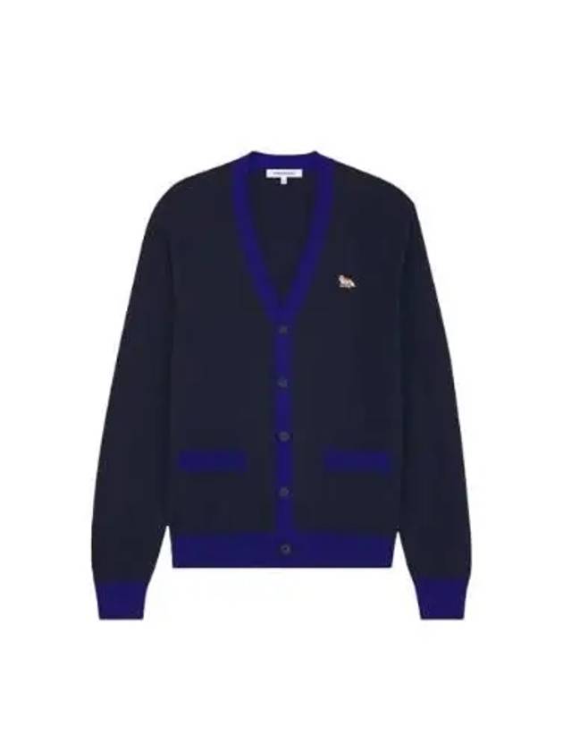 Baby Fox Patch Regular Cardigan Navy - MAISON KITSUNE - BALAAN 2