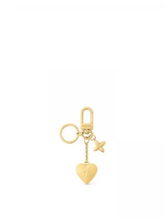Keyring key holder satin heart bag charm accessories M01142 - LOUIS VUITTON - BALAAN 1