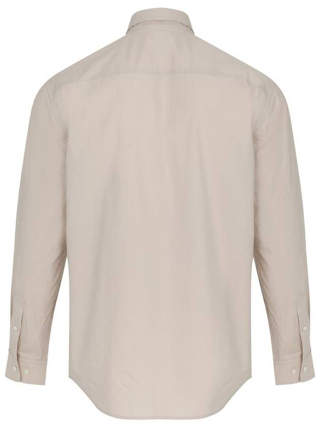 Relax Cotton Long Sleeve Shirt Light Beige - SOLEW - BALAAN 3