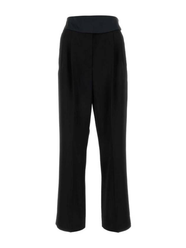 Straight Pants 6401543DU700 1000 Black - STELLA MCCARTNEY - BALAAN 1