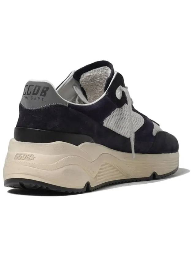 Star Running Sole Suede Low Top Sneakers Grey Navy - GOLDEN GOOSE - BALAAN 5