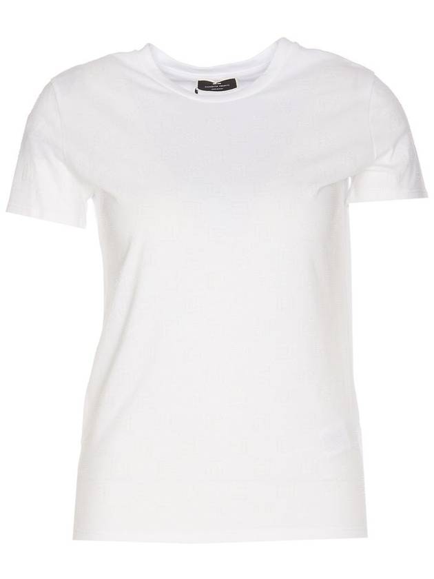 Elisabetta Franchi Logo Embelished T-Shirt - ELISABETTA FRANCHI - BALAAN 1