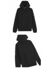 Garment Dyed Hoodie Black - STONE ISLAND - BALAAN 5