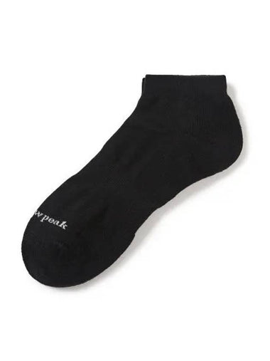 Basic Sneakers Socks Black S24ZUFSO85 - SNOW PEAK - BALAAN 1