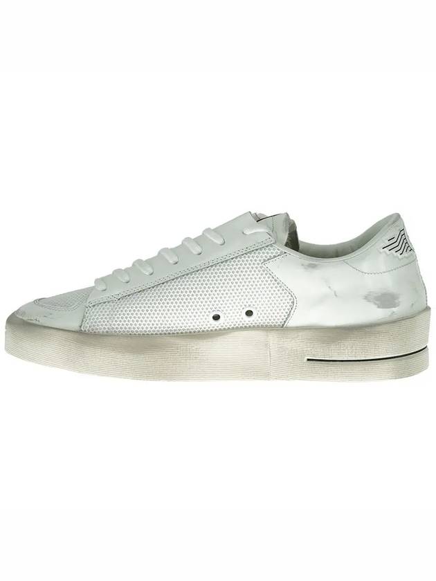 Star Patch Lace Up Low Top Sneakers White - GOLDEN GOOSE - BALAAN 3