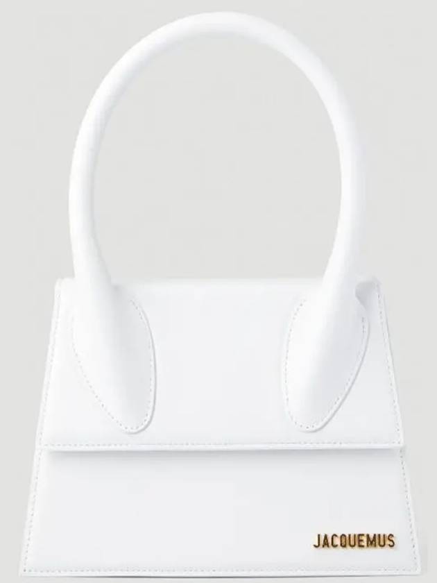 Jacquemus Grand Chiquito Grand Chiquito leather tote bag white - JACQUEMUS - BALAAN 1