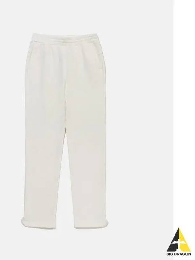 Women s Cotton Modal Brushed Training Pants Ivory SP322UFP99 - DESCENTE - BALAAN 1