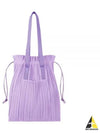 Pleated Tote Bag Purple - ISSEY MIYAKE - BALAAN 2