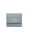 30 Montaine Lotus Halfwallet Cloud Blue - DIOR - BALAAN.