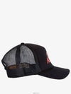 ATKS 9100 BLCK ATK Stack Logo Trucker Cap - GALLERY DEPT. - BALAAN 3