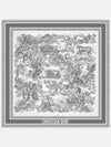 Toile de Jouy Sauvage 90 Square Scarf Grey - DIOR - BALAAN 2