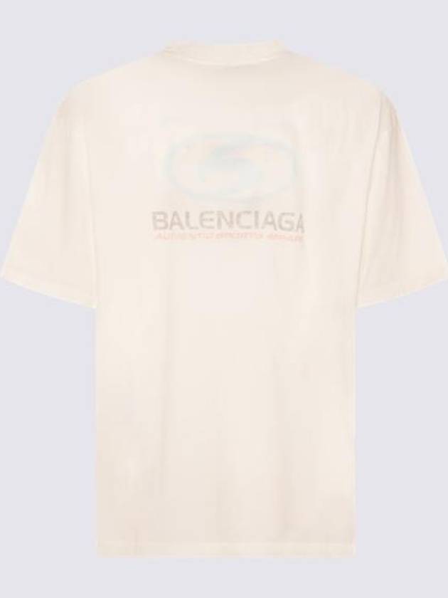 Surfer Medium Fit Short Sleeve T-Shirt White - BALENCIAGA - BALAAN 6