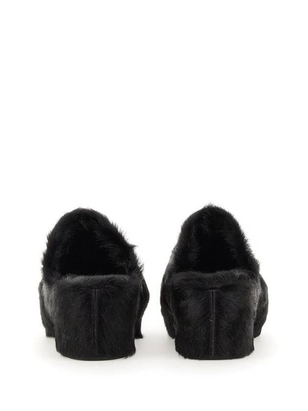 Black fur clogs J57WP0002 P5220 001 - JIL SANDER - BALAAN 4