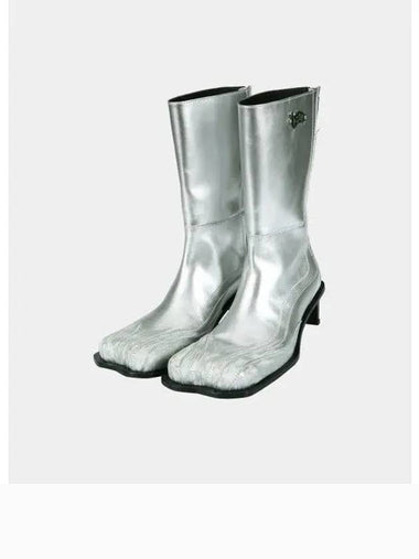 for WOMEN Everett Square Boots aaa360w SILVER - ANDERSSON BELL - BALAAN 1