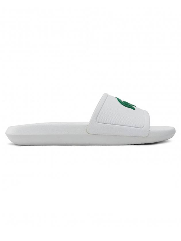 Men's Croco Logo Slippers White - LACOSTE - BALAAN 1