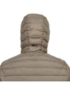 Loom Woven Chambers R Nylon Down TC Light Hoodie Down Jacket Dove Grey - STONE ISLAND - BALAAN 8