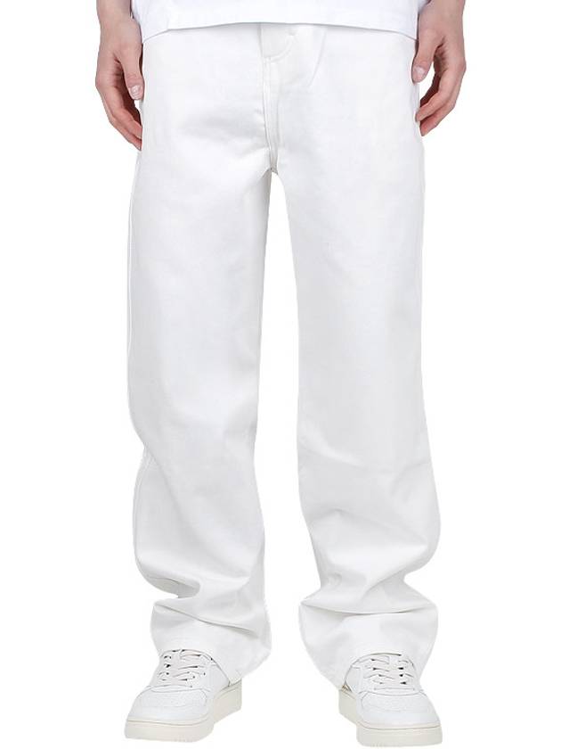 Alex Fit Straight Jeans White - AMI - BALAAN 2