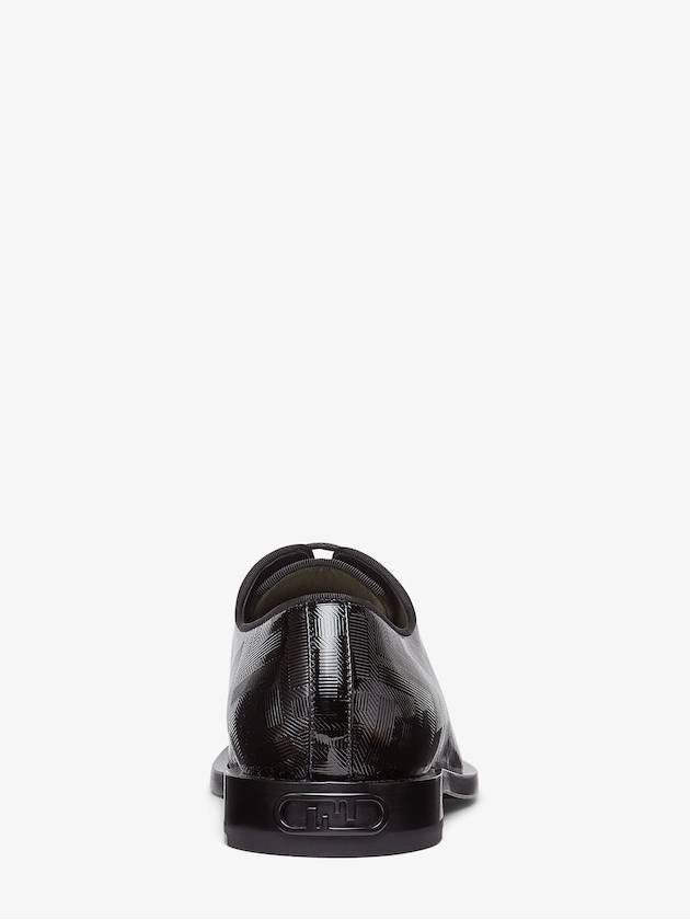 Patent Leather Lace Up Derby Black - FENDI - BALAAN 4