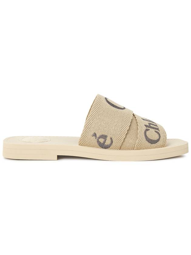 Logo Stitch Woody Mule Beige Ecru - CHLOE - BALAAN 5