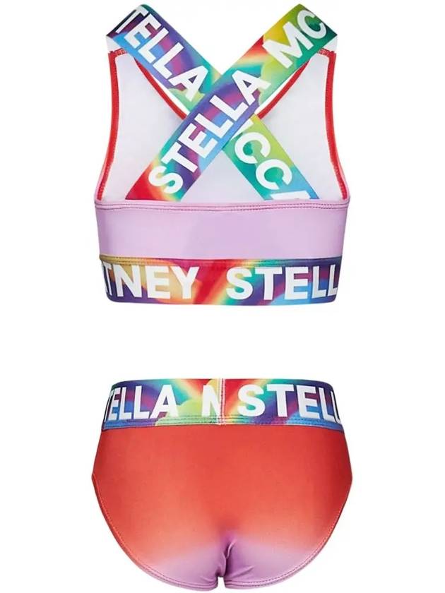 Kids Signature Banding Bikini TUCA95 Z1777 998MC - STELLA MCCARTNEY - BALAAN 3