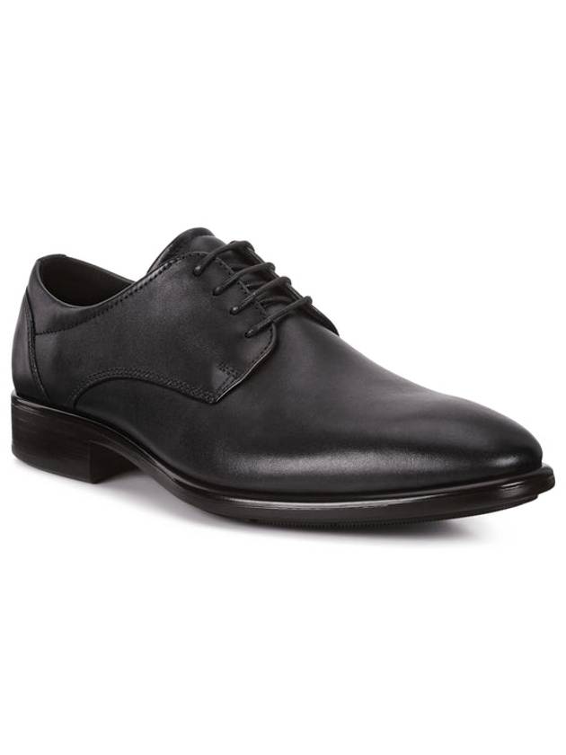 City Tray Leather Derby Black - ECCO - BALAAN 3