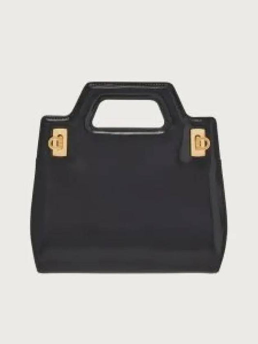 Wanda Mini Bag Black - SALVATORE FERRAGAMO - BALAAN 2