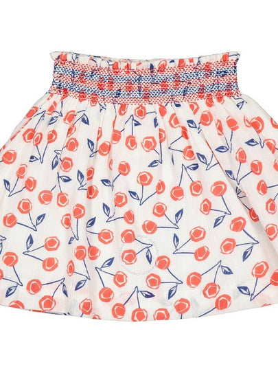 Bonpoint Girls Cherry Print Noumea Cotton Skirt, Size 4Y - BONPOINT - BALAAN 2