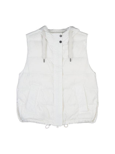 Women's Padded Vest White - BRUNELLO CUCINELLI - BALAAN 2