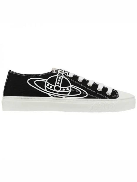 ORB Logo Low Top Sneakers Black - VIVIENNE WESTWOOD - BALAAN.