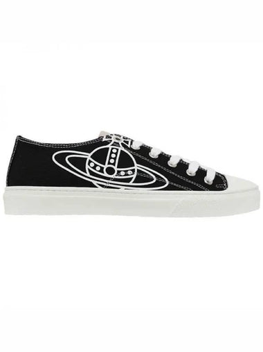 ORB Logo Low Top Sneakers Black - VIVIENNE WESTWOOD - BALAAN 1