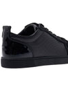 Louis Junior Spike Low Top Sneakers Black - CHRISTIAN LOUBOUTIN - BALAAN 11