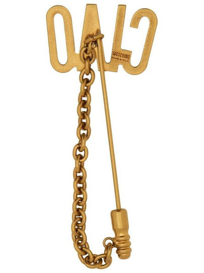 Moschino Brooch With Chain Hello - MOSCHINO - BALAAN 2