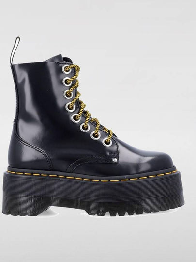 Jadon Max Buttero Leather Platform Worker Boots Black - DR. MARTENS - BALAAN 2