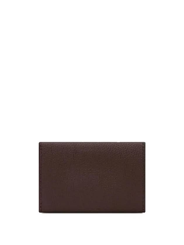 Logo Envelope Leather Card Wallet Toffee - COURREGES - BALAAN 3