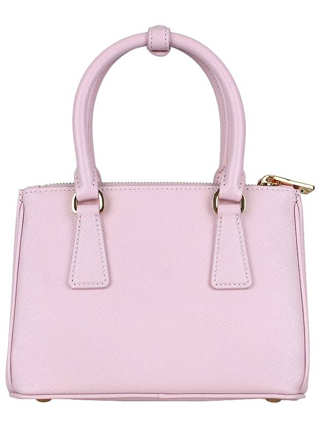 Galleria Saffiano Leather Mini Tote Bag Alabster Pink - PRADA - BALAAN 6