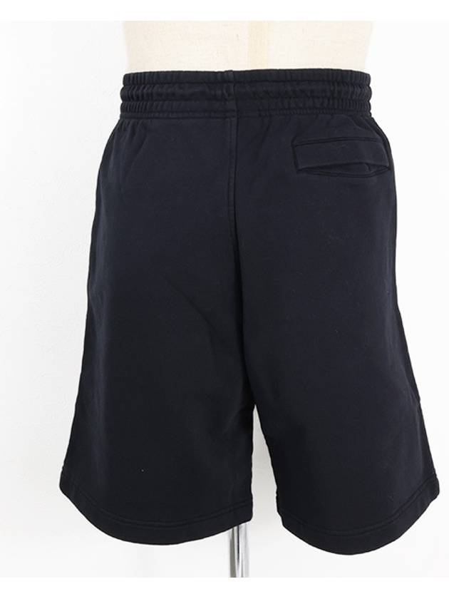 Bold Fox Head Patch Oversized Jog Shorts Black - MAISON KITSUNE - BALAAN 5