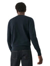 Velky Lov Crew Neck Sweatshirt Navy - HERMES - BALAAN 3