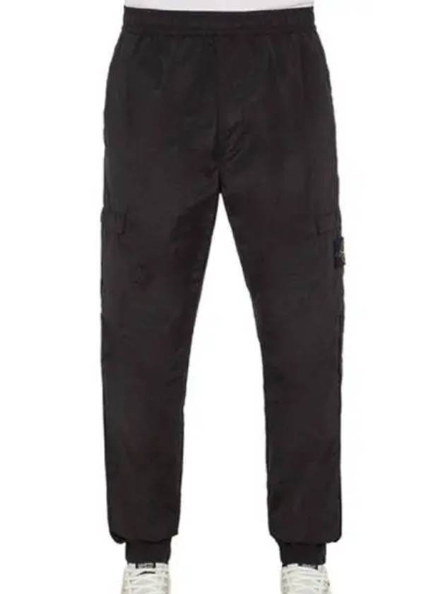 Wappen Patch Nylon Metal Cargo Track Pants Black - STONE ISLAND - BALAAN 2