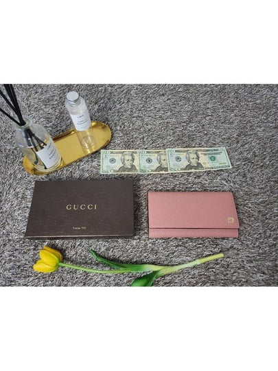 Pink flap long wallet - GUCCI - BALAAN 2