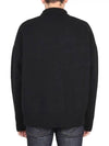 Heart Logo Knit Turtleneck Black - AMI - BALAAN 5